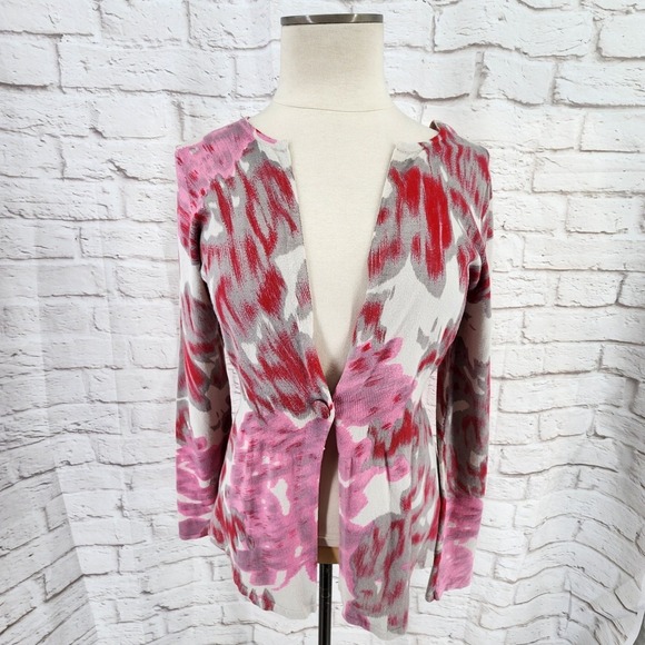 INC International Concepts Sweaters - Vintage Y2K Balletcore Cardigan Feminine Dainty Knit Plunge Soft Girl Size Large
